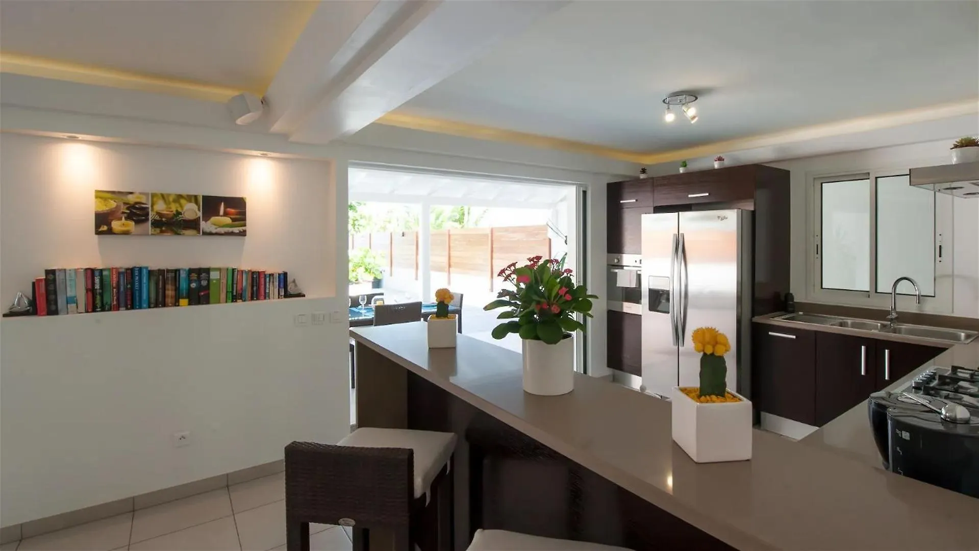 Luxurious Beachfront Villa With Pool in St Barths Flamands Saint Barthelemy